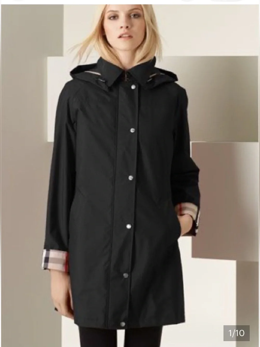 BURBERRY BRITNEY RAIN COAT WITH DETACHABLE FLEECE - Picture 2 of 10